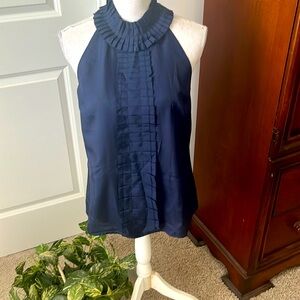 Ann Taylor sleeveless silk blouse